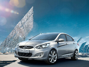 Коврики текстильные для Hyundai Solaris I (седан / RB) 2010 - 2014