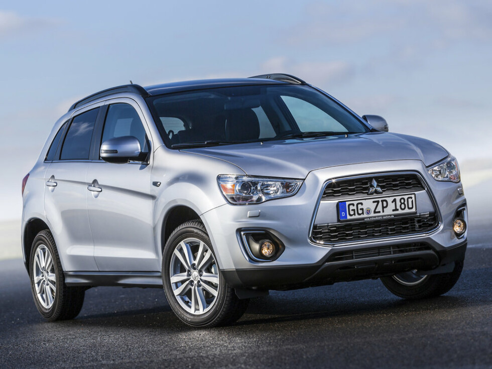 Коврики текстильные "Стандарт" для Mitsubishi ASX I (suv / GA1W, GA2W, GA3W) 2012 - 2016, черные, 4шт.