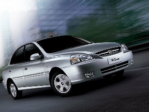 Коврики текстильные для Kia Rio I (седан / DC) 2002 - 2005