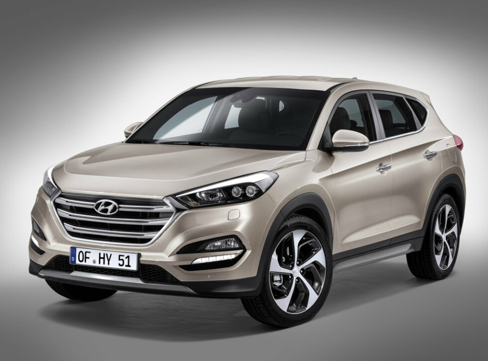 Коврики текстильные "Премиум+" для Hyundai Tucson III (suv / TL) 2015 - 2019, черные, 5шт.