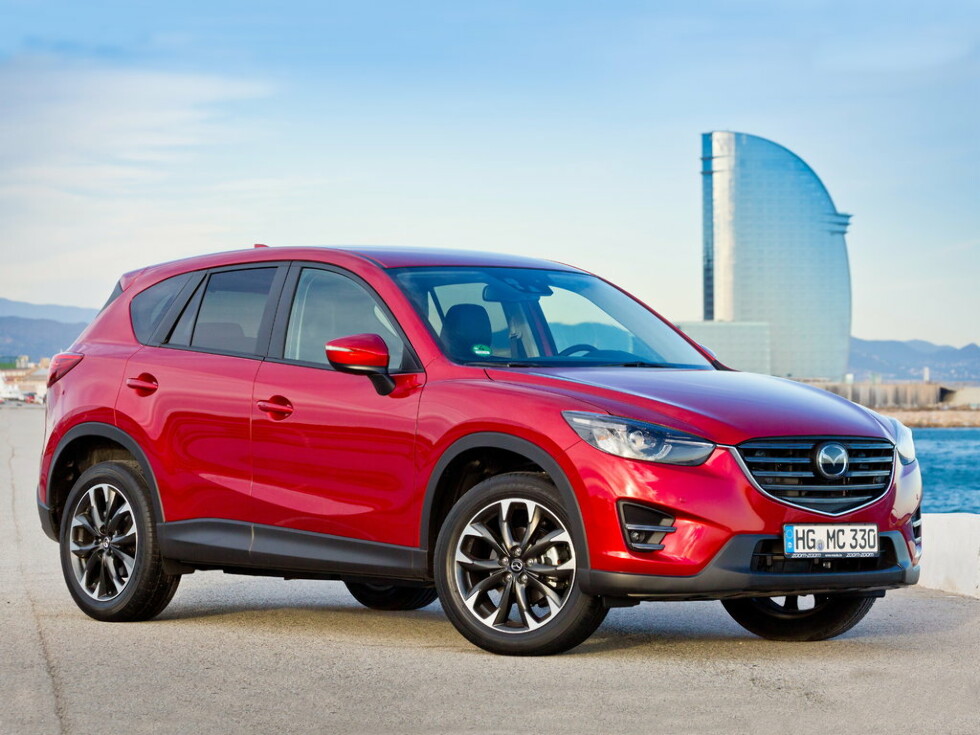 Коврики текстильные "Классик" для Mazda CX-5 (suv / KE) 2014 - 2017, черные, 5шт.