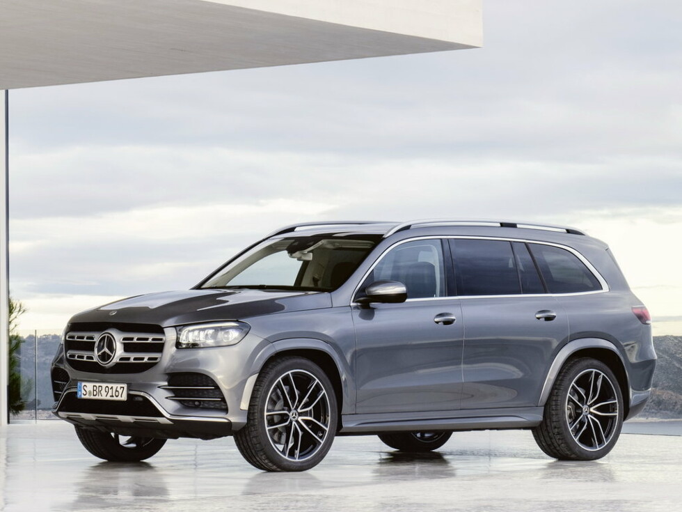 Коврики текстильные "Классик" для Mercedes-Benz GLS-Class II (suv  7 мест) 2019 - Н.В., черные, 7шт.